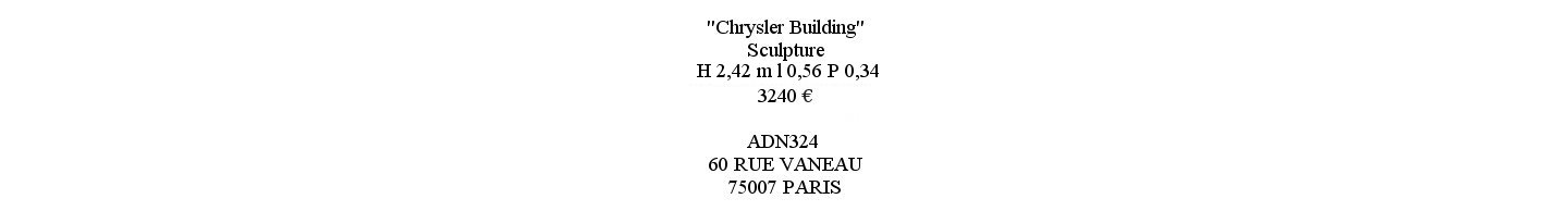 sculpture Chrysler building Noel Dorado