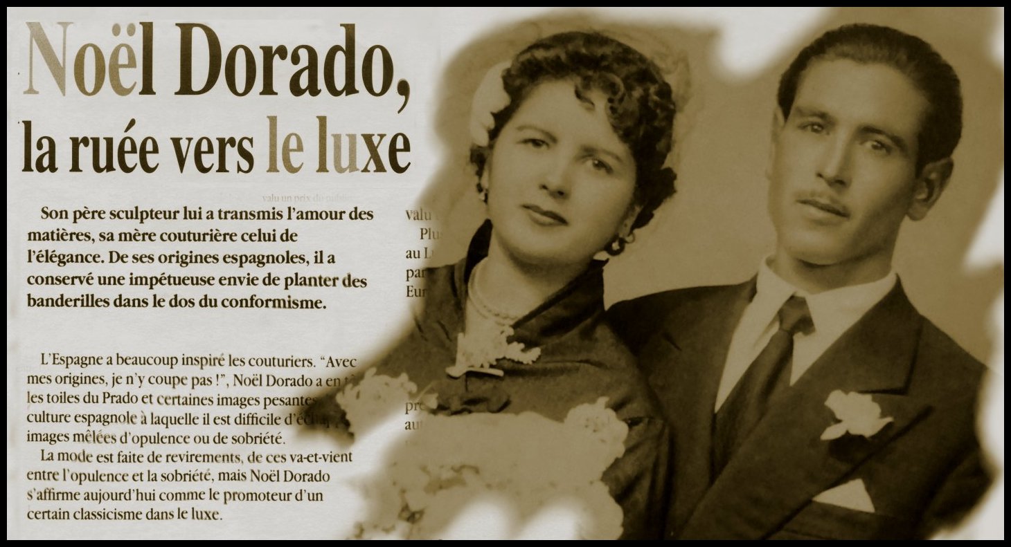 Son père sculpteur lui à transmit l'amour des matières, sa mère couturière celui de l'élégance. De ses origines espagnoles il a gardé une impétueuse envie de planté des banderilles dans le dos du conformisme. Dominique Bunel Steps Magazine